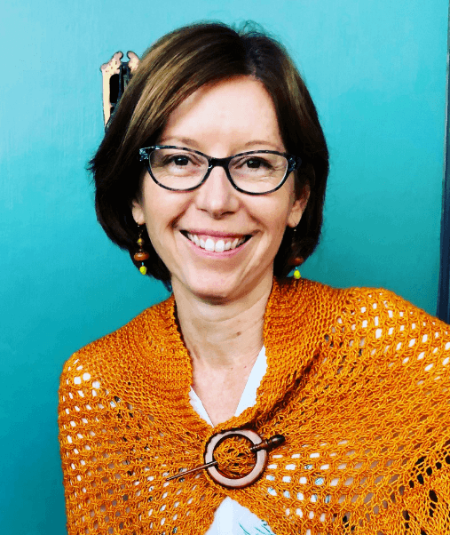 Photo of Sunni, owner of Yarn Fun.